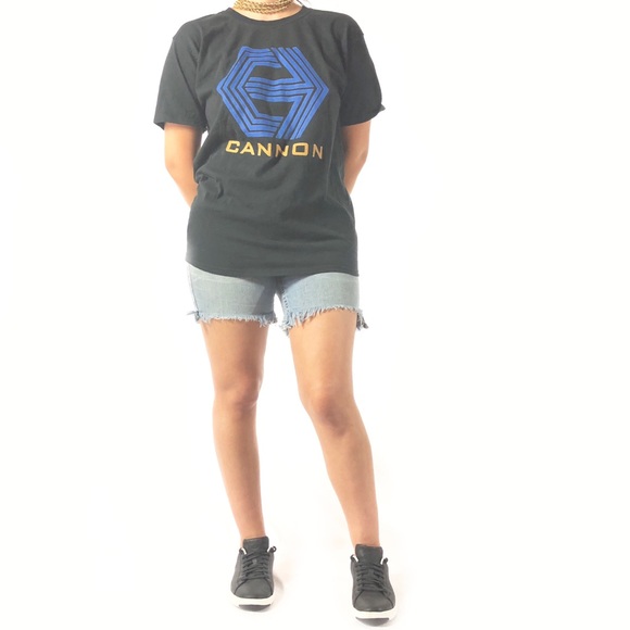 Hanes Other - ¡¡¡☘️3/$20!!! Vintage Cannon Black Tee TPIBS